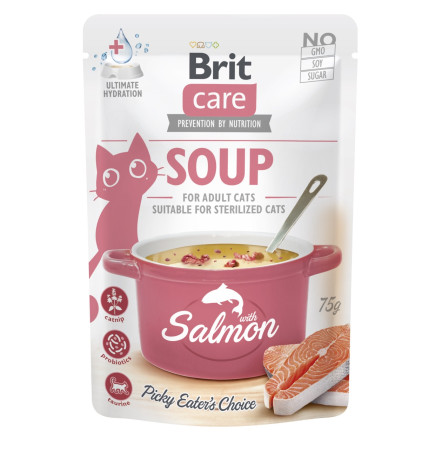 Brit Care Soup Суп з лососем для котів 75 г